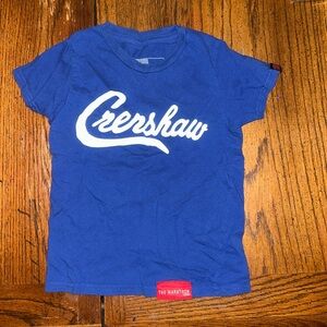 USED Crenshaw XS Kids Marathon Blue T-Shirt